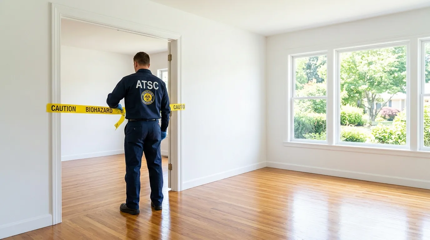 Certified biohazard cleanup crew performing Crime Scene Cleanup in Asbury Park