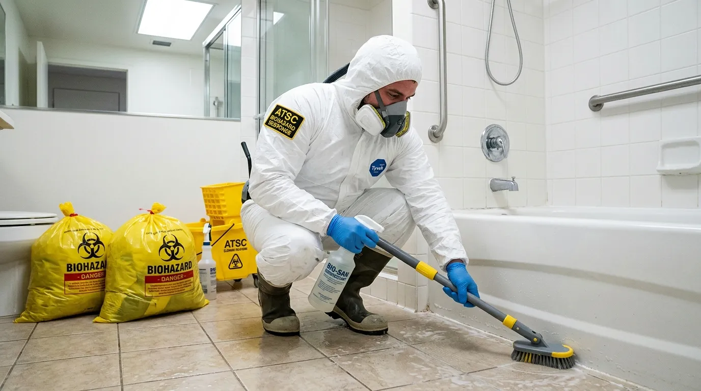 Decontamination equipment deployed for Blood Cleanup in Asbury Park